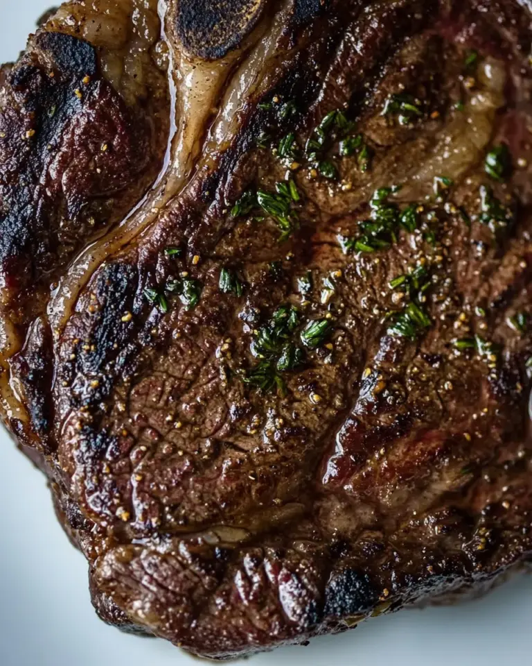 Homemade Broiled Ribeye Steak photo
