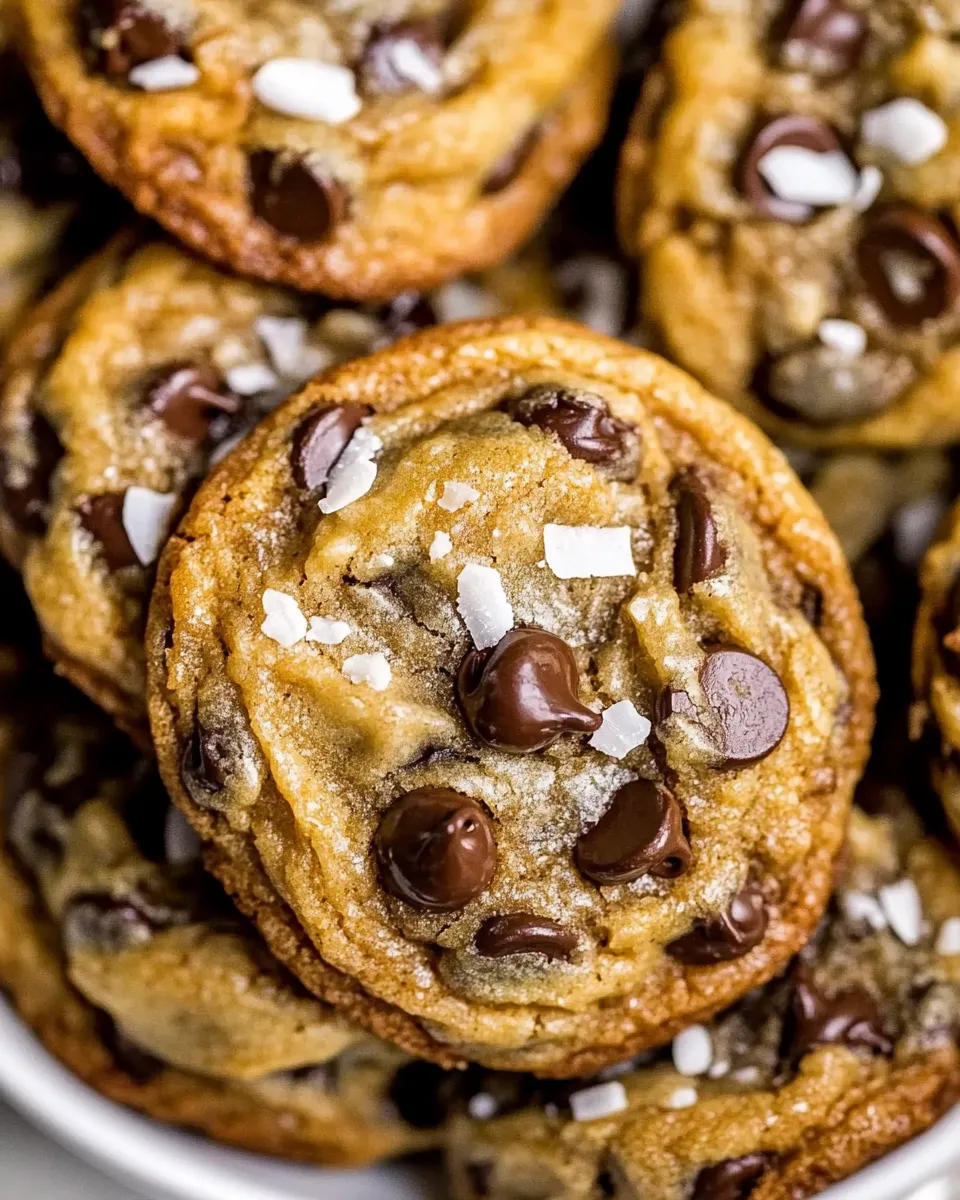 Tasty Brown Butter Coconut Chocolate Chip Cookies shot