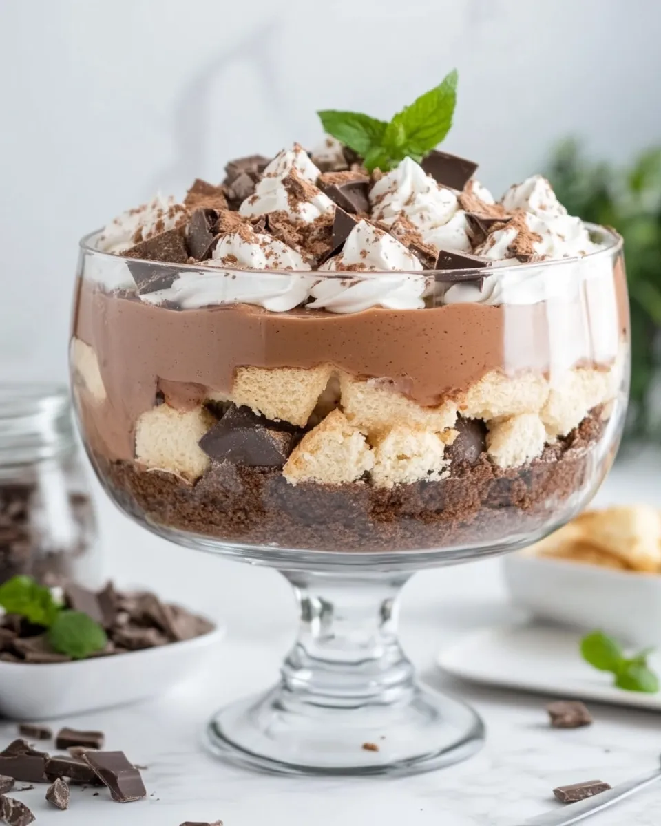 Homemade Brownie Trifle photo