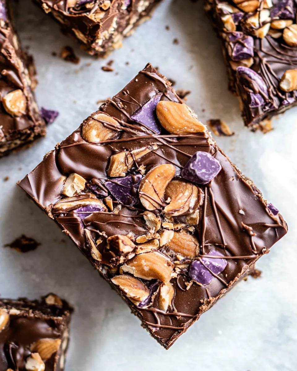 Ultimate Buckeye Crunch Bars. photo