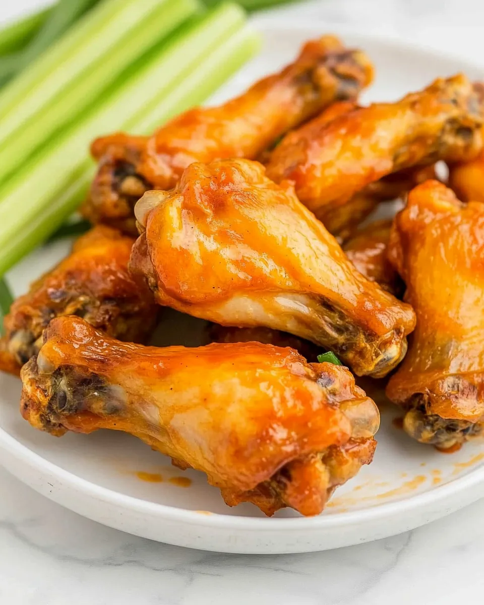 Easy Buffalo Chicken Wings Recipe shot