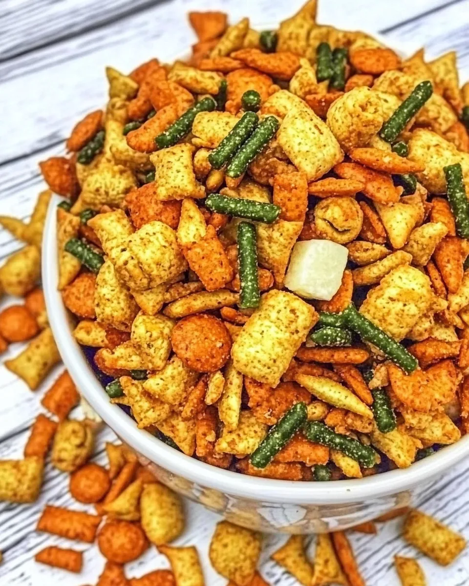 Homemade Buffalo Ranch Snack Mix recipe photo