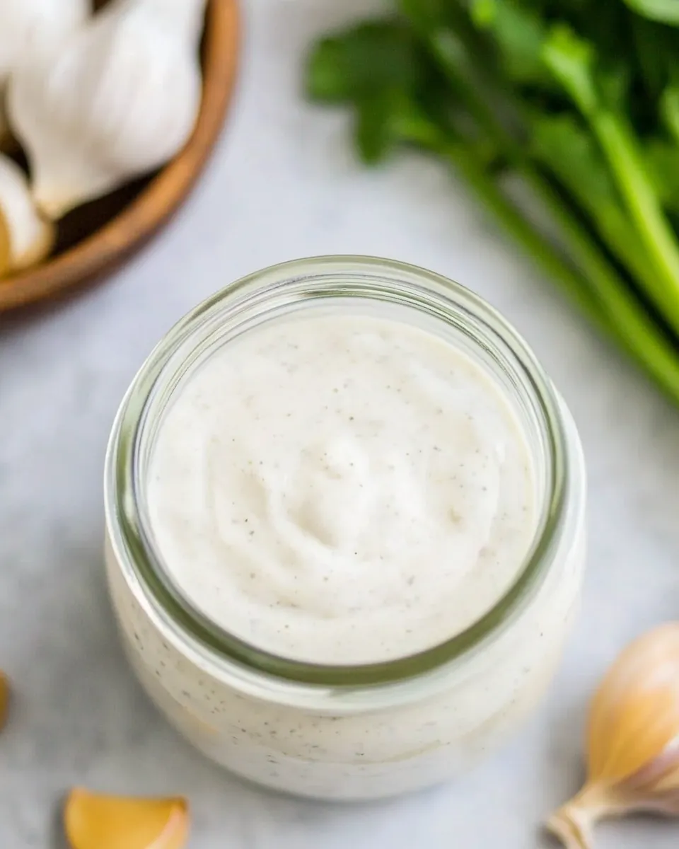 Homemade Buttermilk Garlic Dressing photo