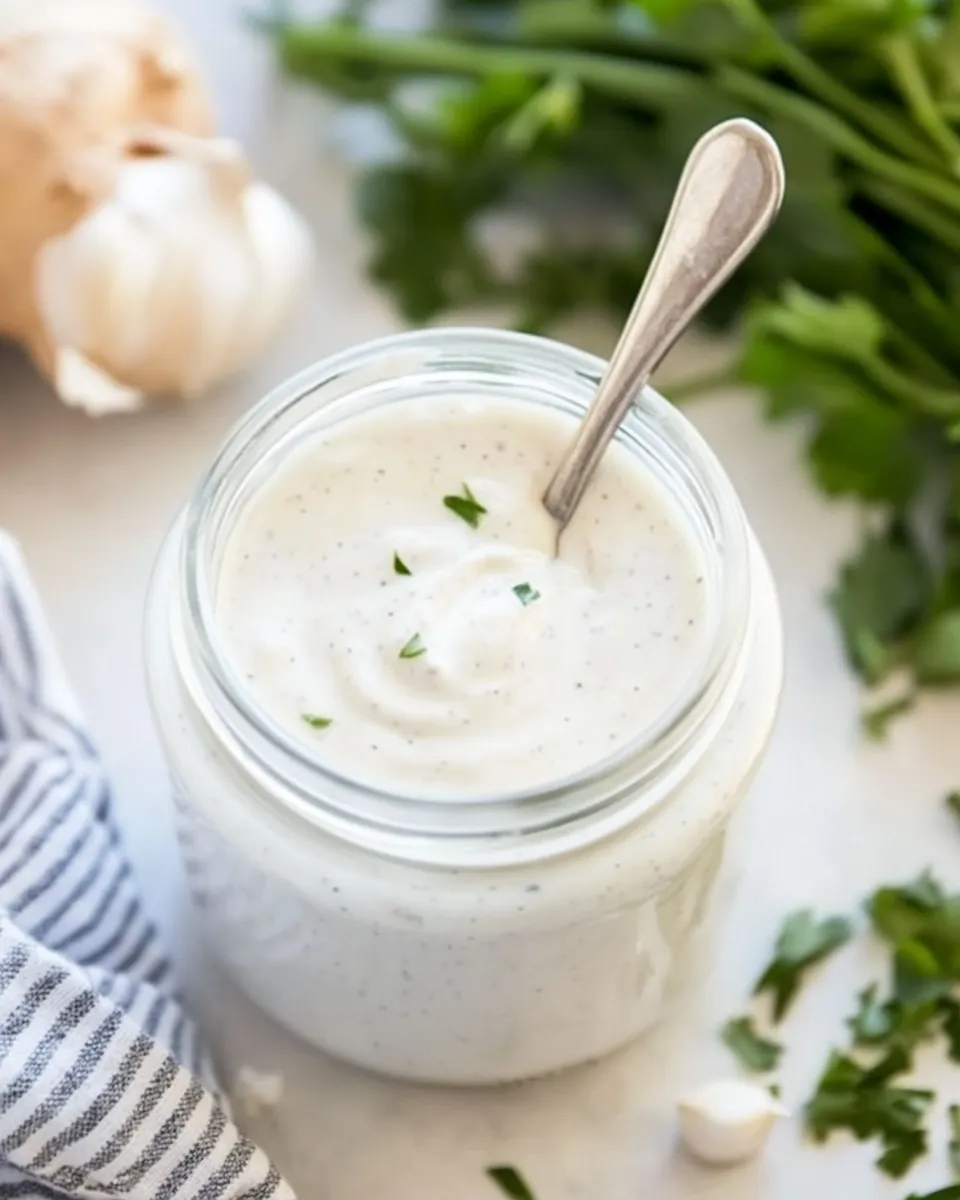 Classic Buttermilk Garlic Dressing image