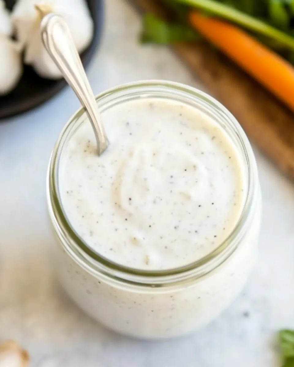 Easy Buttermilk Garlic Dressing recipe photo