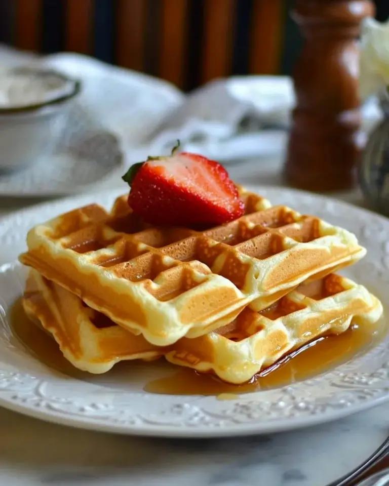 Homemade Buttermilk Waffles Recipe for a Crowd photo