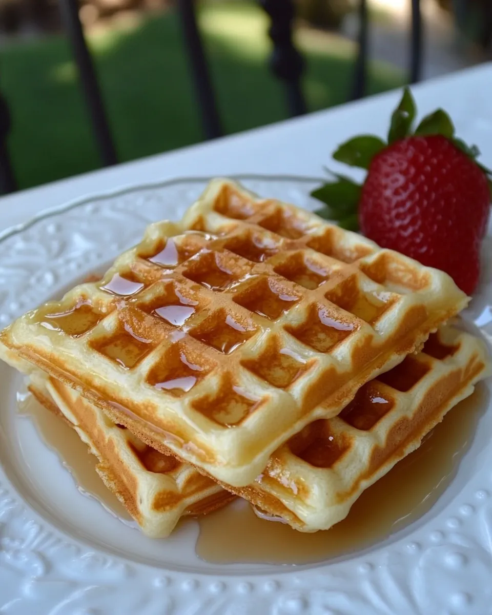 Classic Buttermilk Waffles Recipe for a Crowd image