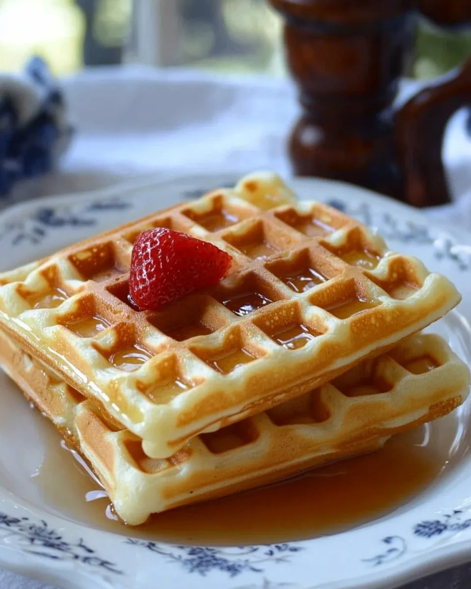Delicious Buttermilk Waffles Recipe for a Crowd recipe photo