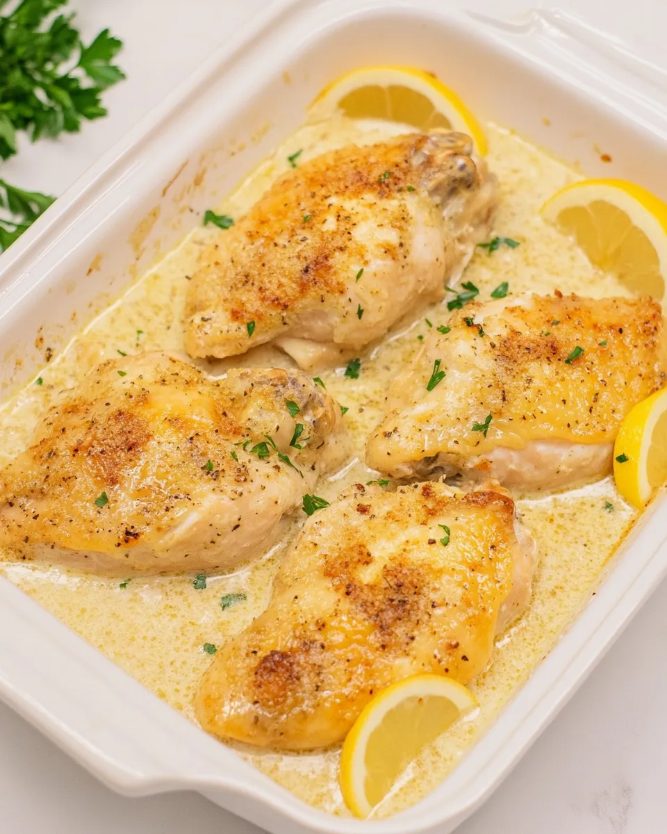 Homemade Buttery Baked Chicken photo