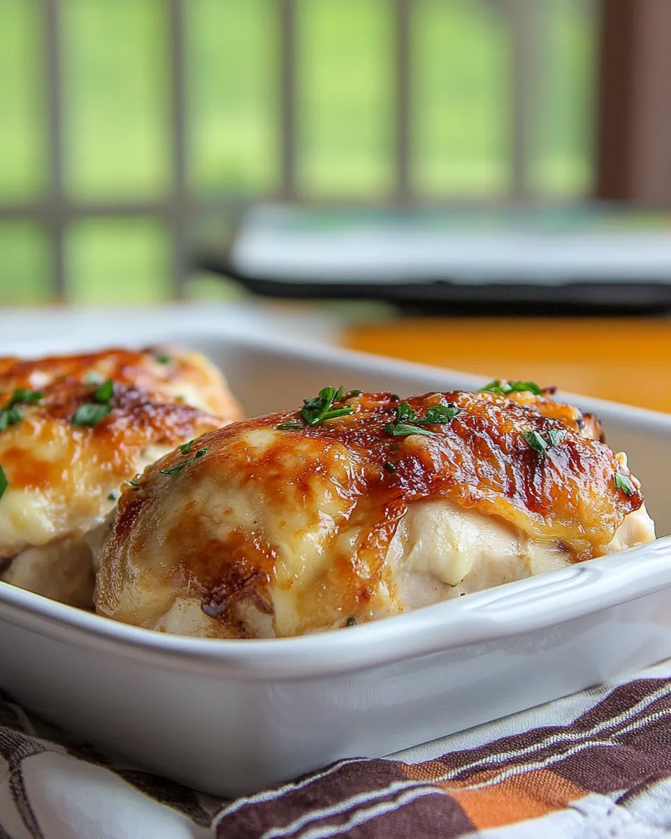 Classic Caesar Chicken Thighs image