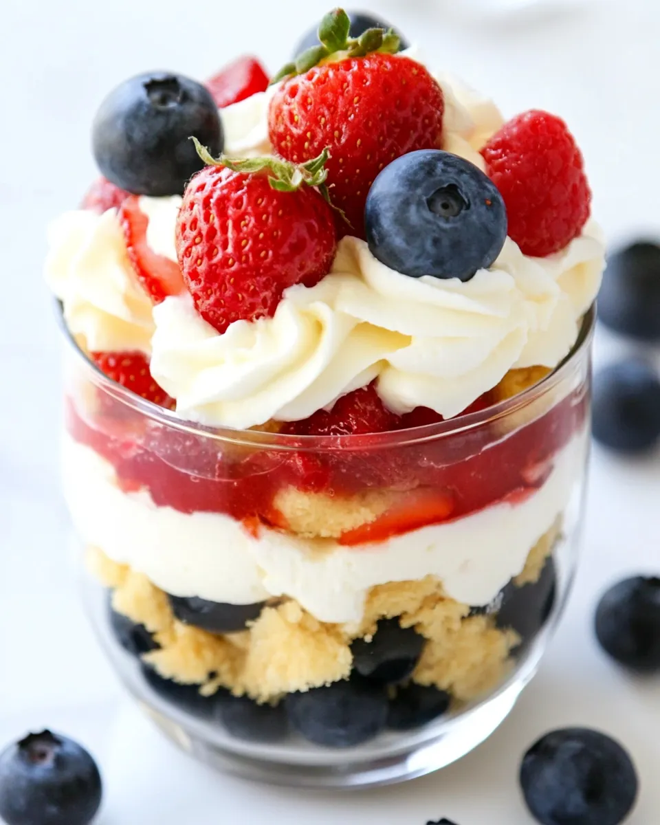 Delicious Captain America: Civil War Cheesecake Parfaits image