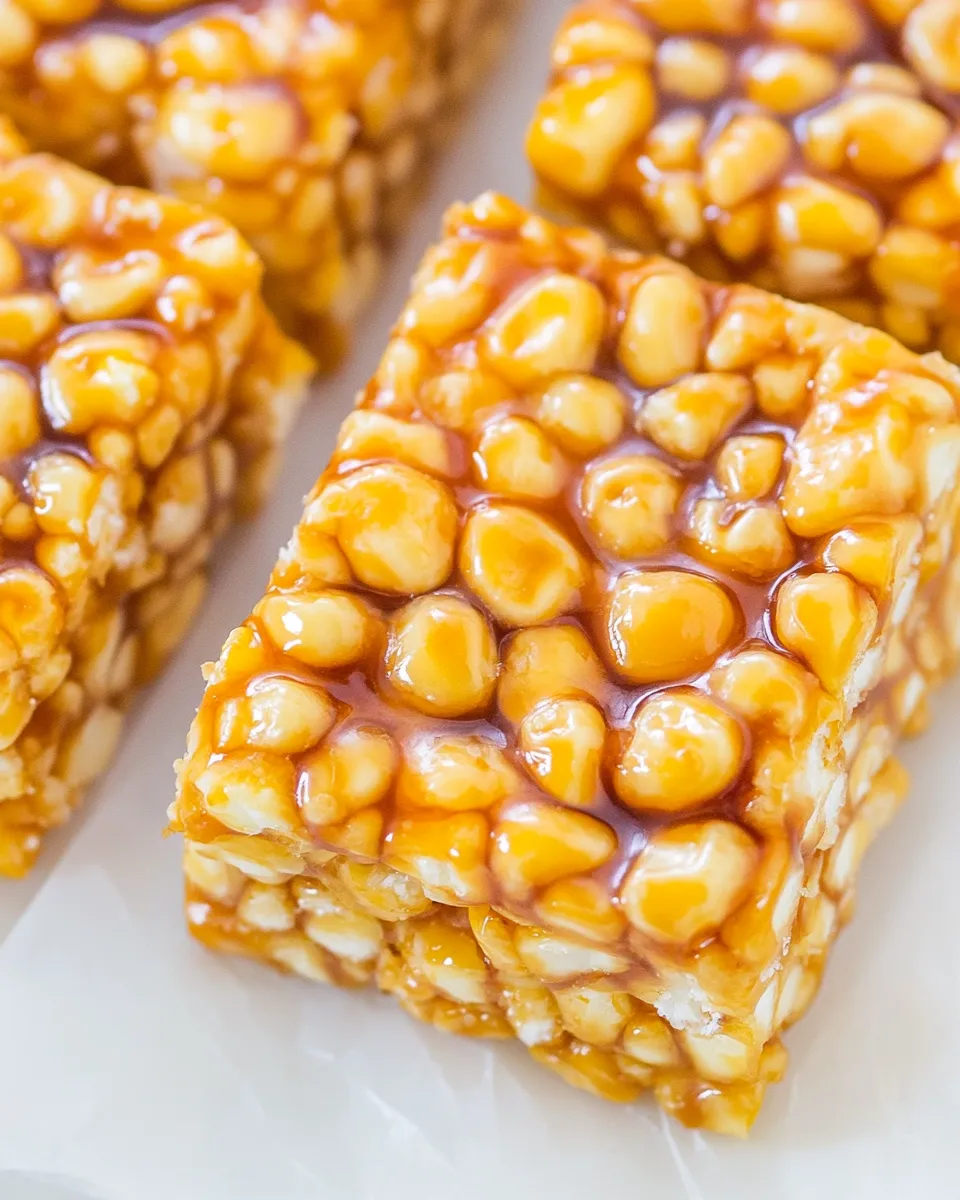 Classic Caramel Corn Pops Treats image