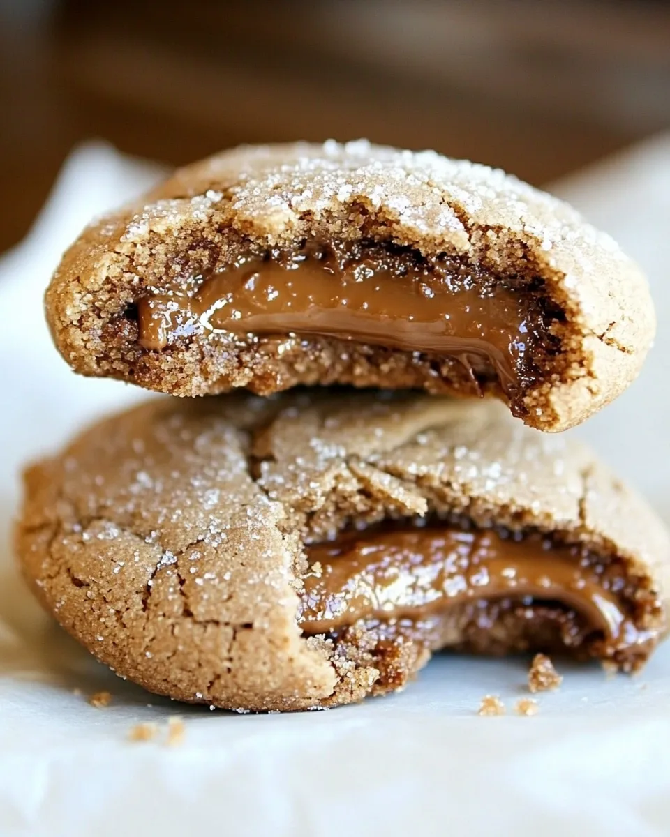Homemade Caramel Filled Chocolate Sugar Cookies Recipe photo