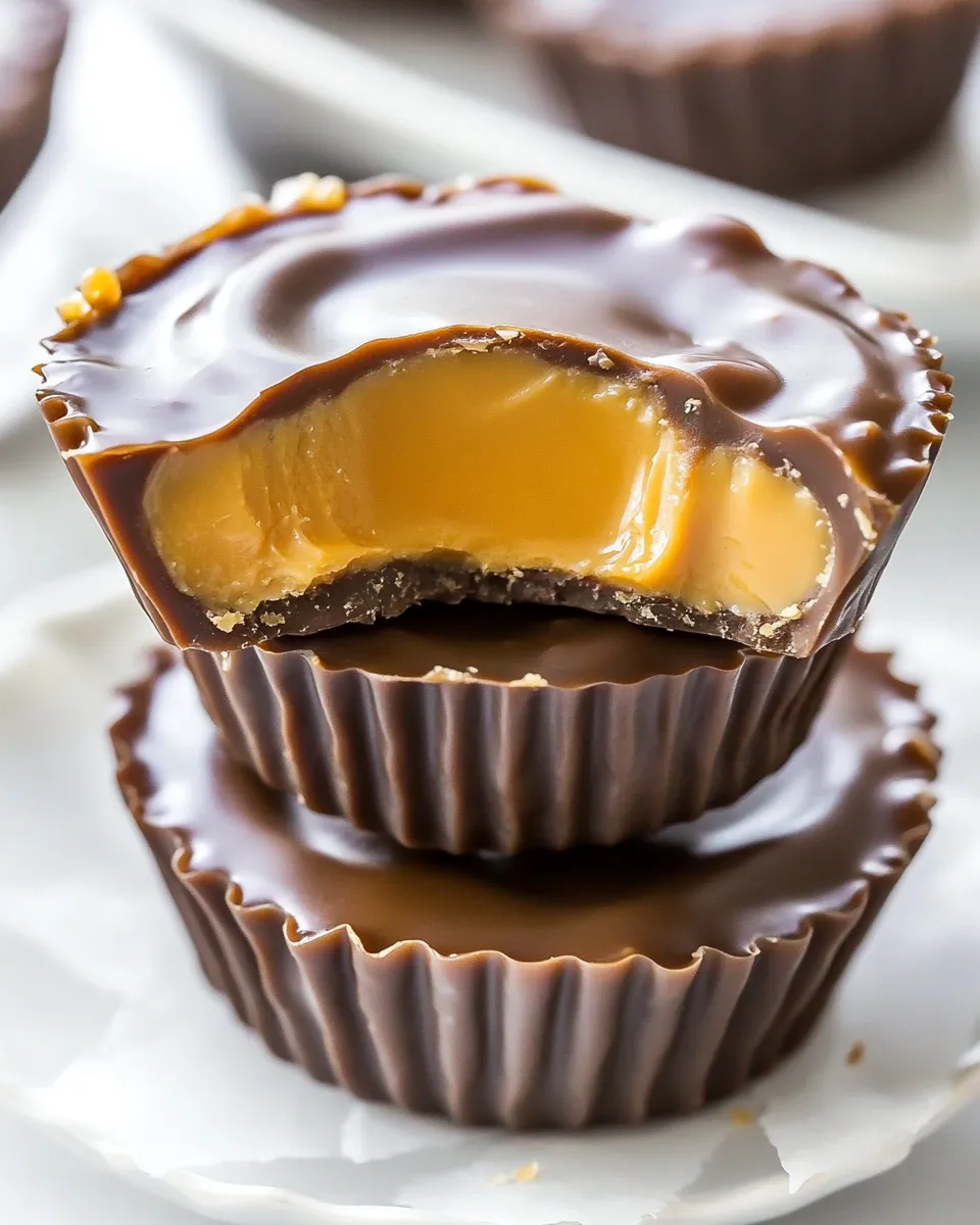 Delicious Caramel Peanut Butter Cups image