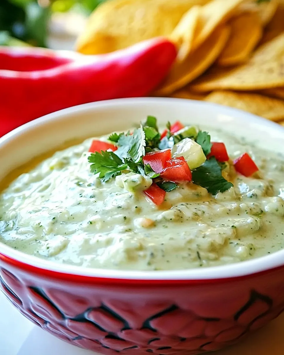 Quick Casa Ole Green Sauce Easy Copycat Recipe shot