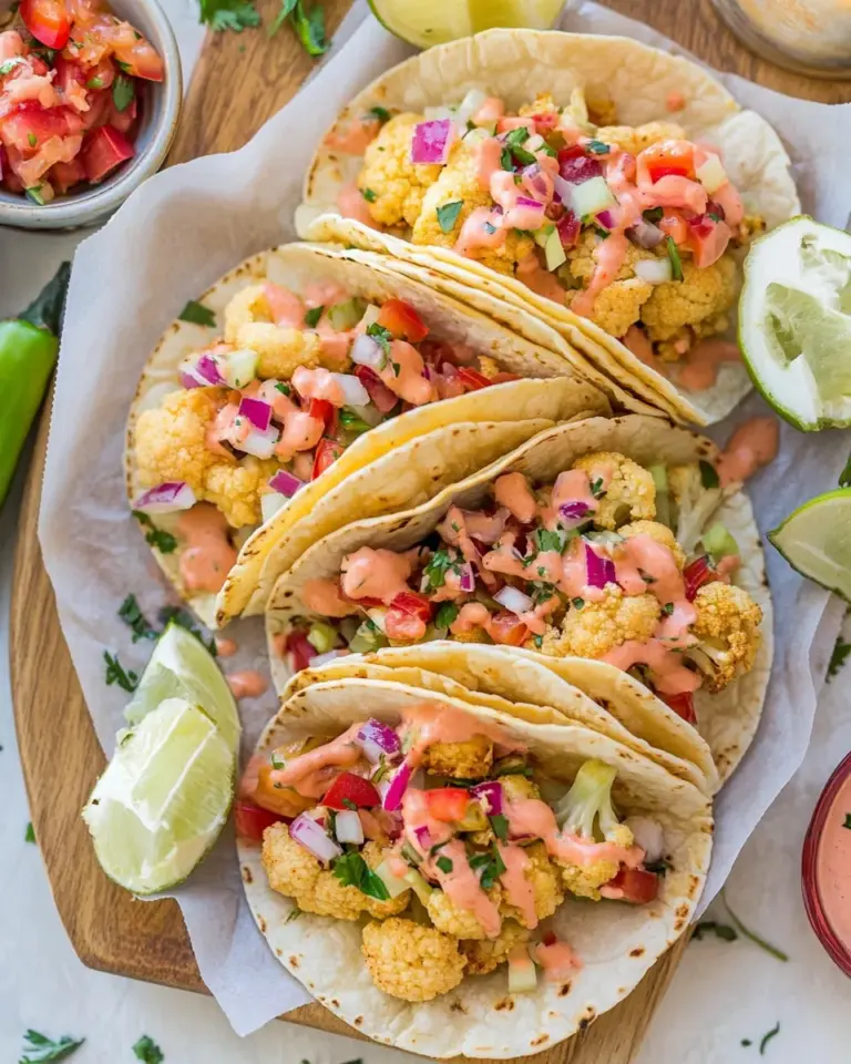 Homemade Cauliflower Tacos photo