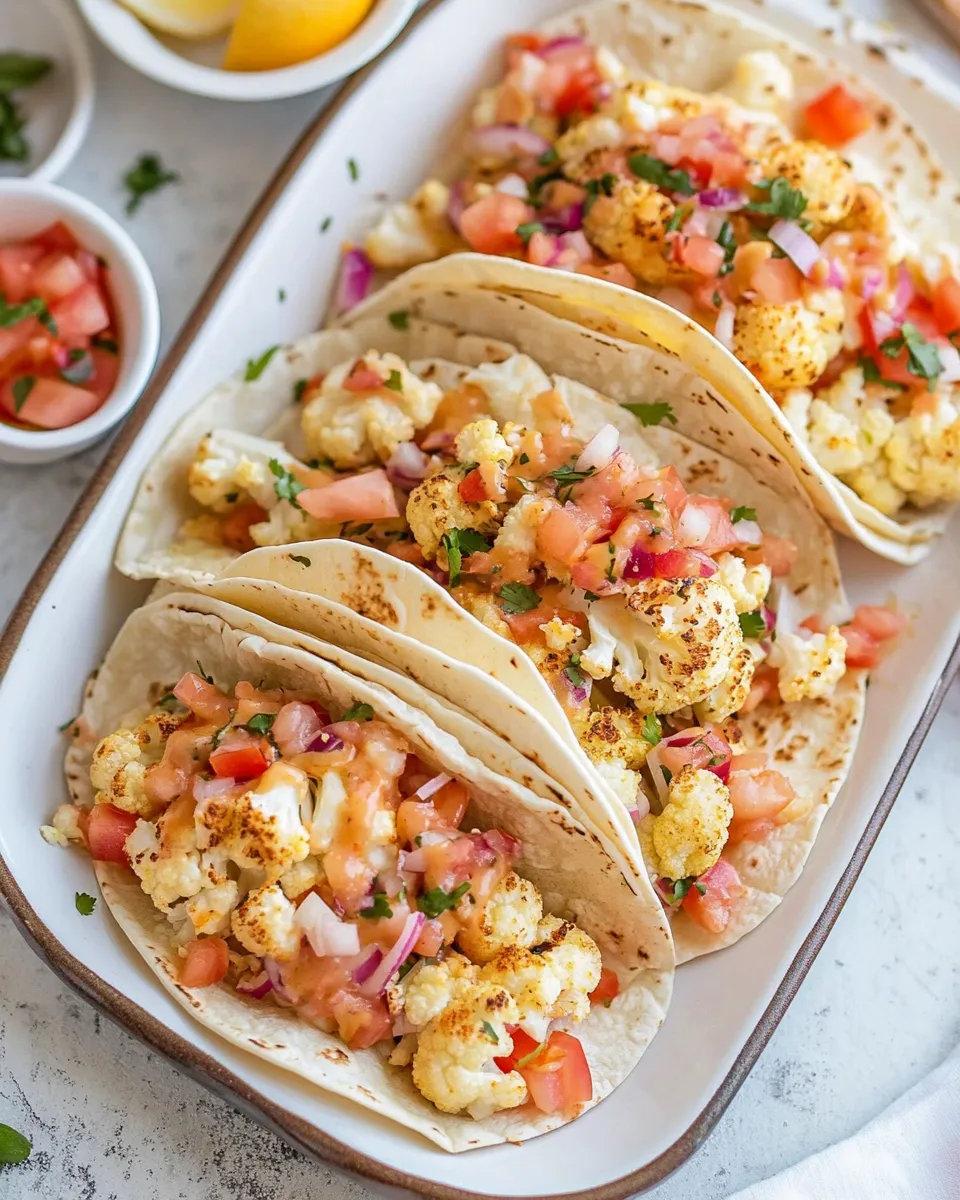 Easy Cauliflower Tacos recipe photo