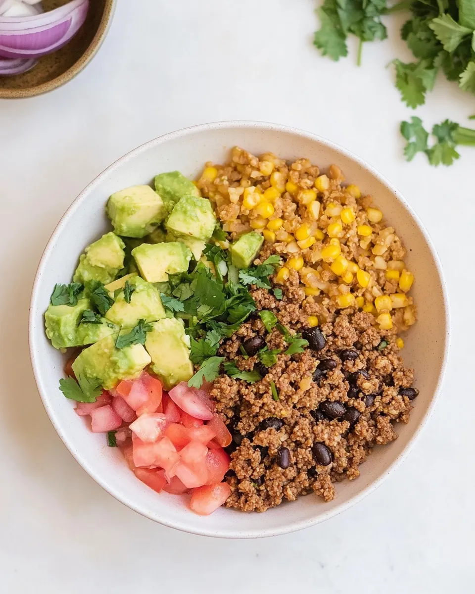 Healthy Cauliflower Walnut Taco Meat shot