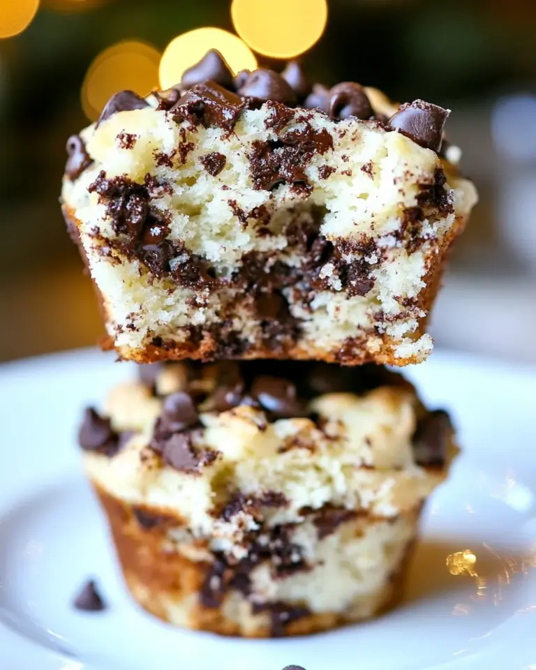 Homemade Cheesecake Chocolate Chip Muffins photo