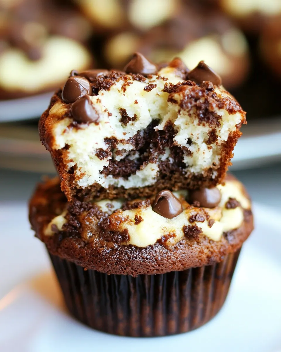 Easy Cheesecake Chocolate Chip Muffins recipe photo