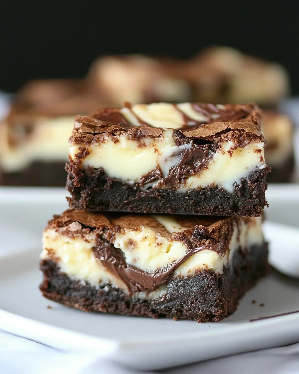 Classic Cheesecake Truffle Brownies image