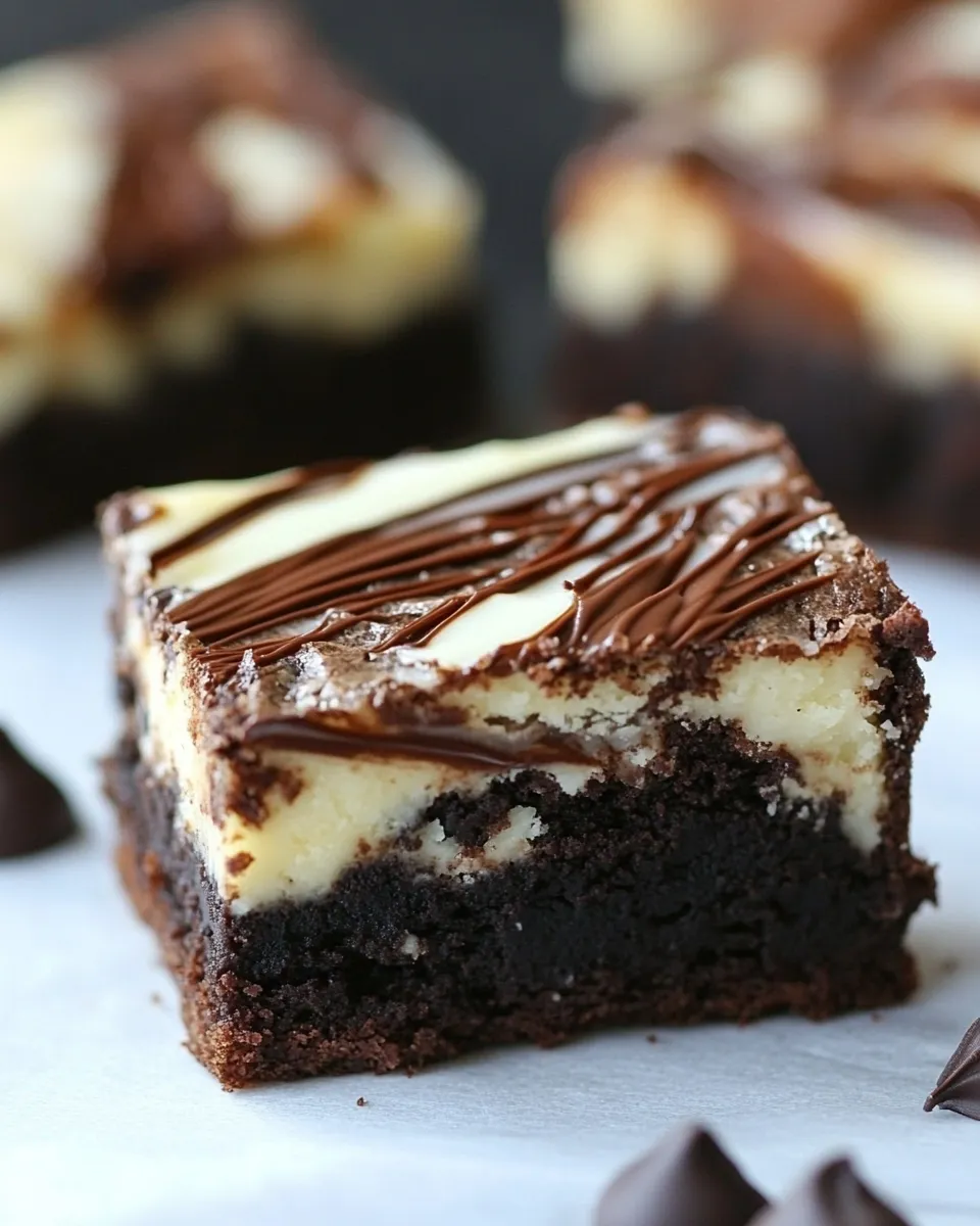 Delicious Cheesecake Truffle Brownies recipe photo