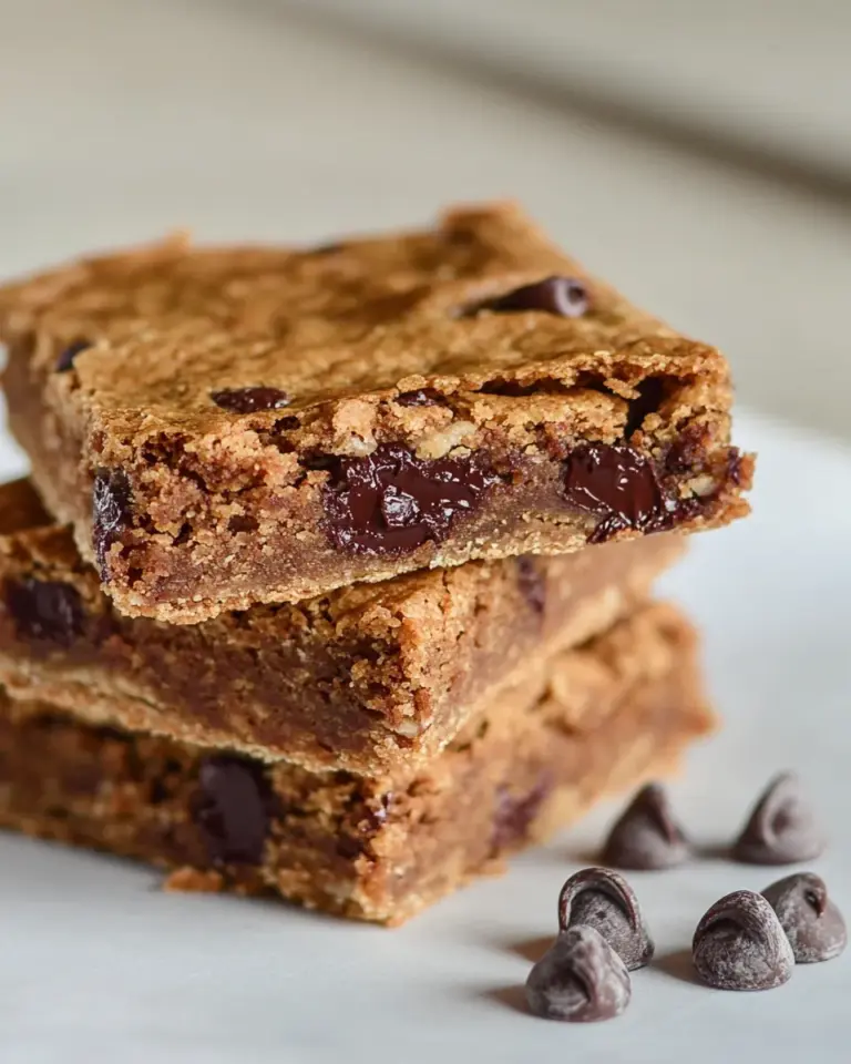 Homemade Chewy Chocolate Chip Cookie Bars photo