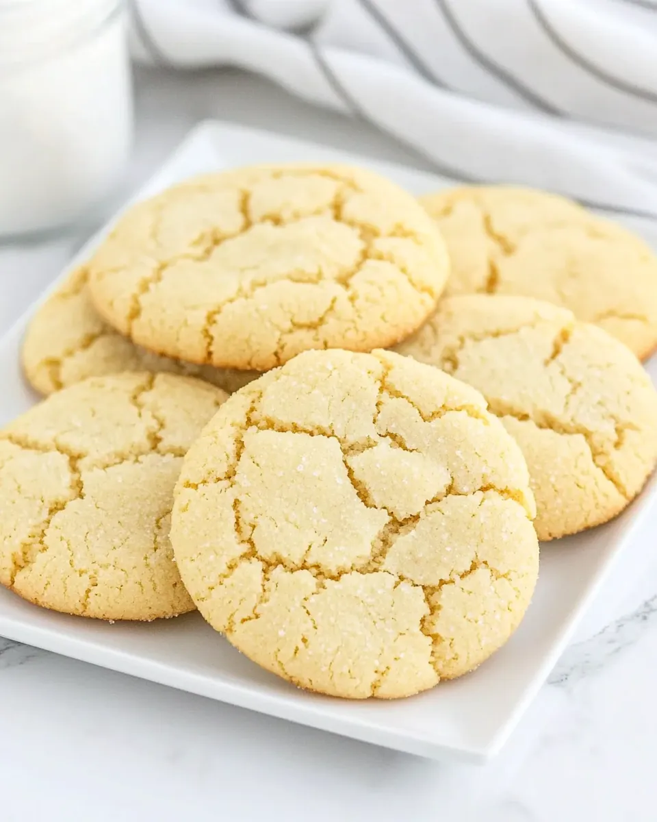 Easy Chewy Sugar Cookie Recipe shot