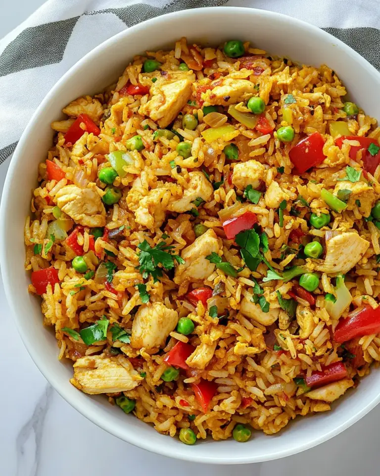 Homemade Chicken Curry Fried Rice photo