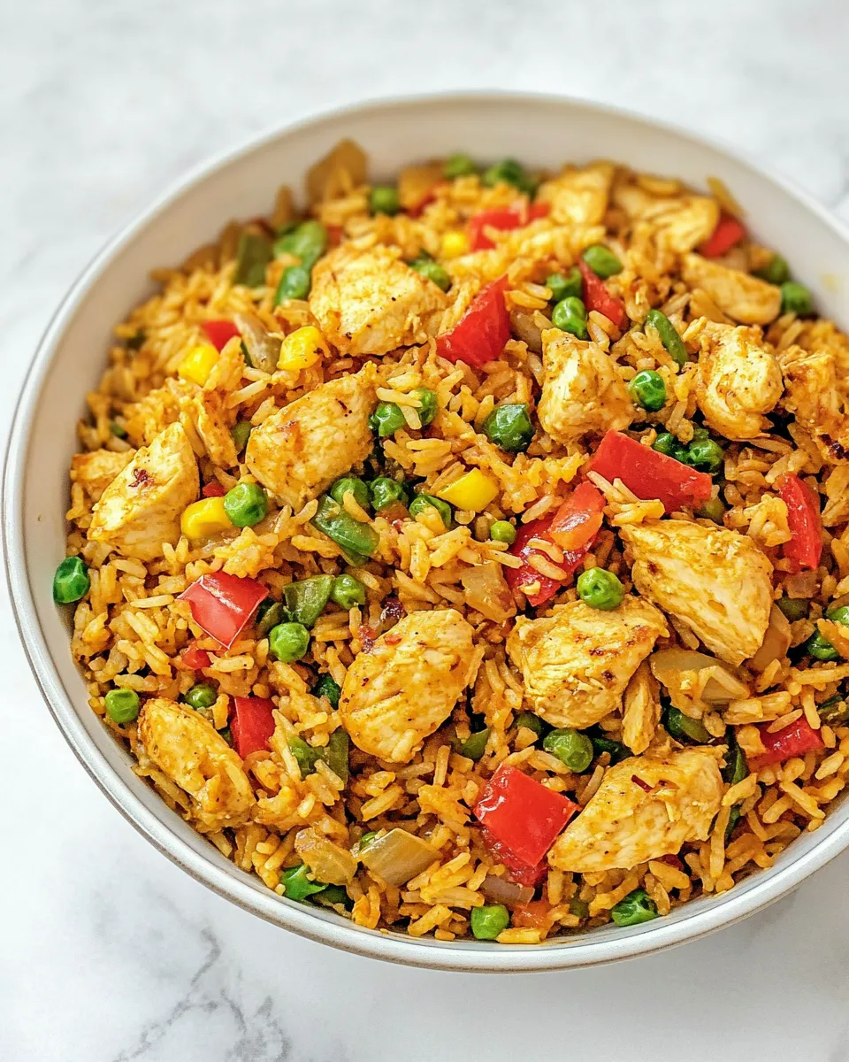 Classic Chicken Curry Fried Rice image