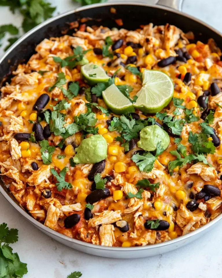 Easy Chicken Enchilada Skillet (20 min meal) recipe photo