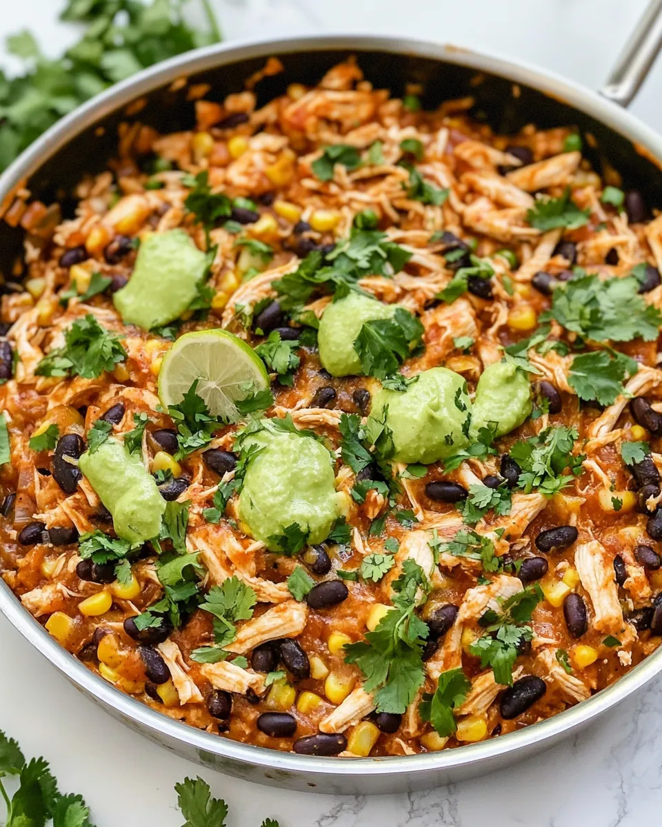 Delicious Chicken Enchilada Skillet (20 min meal) image