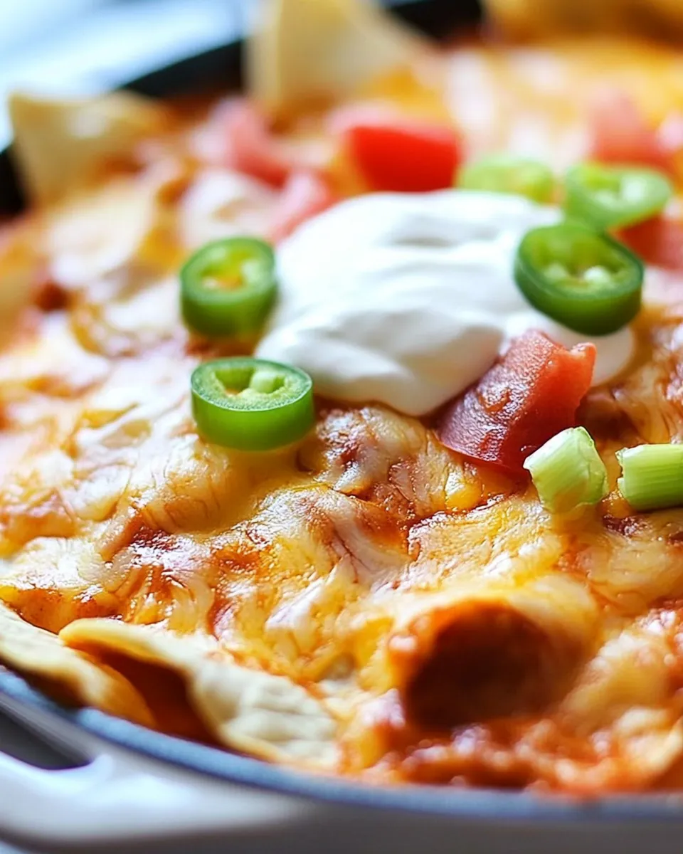 Savory Chicken Enchilada Skillet Recipe dish photo