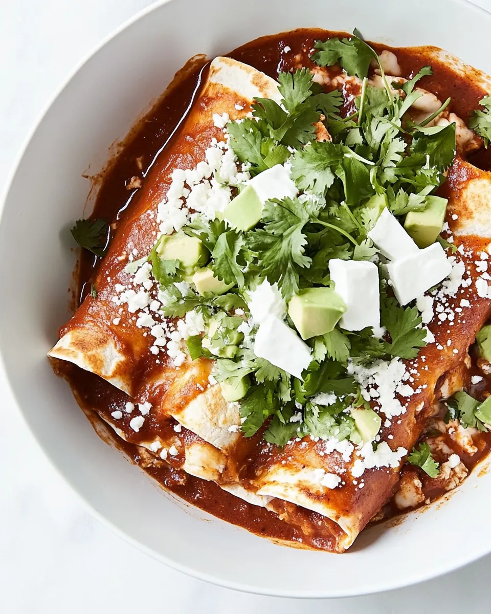Classic Chicken Enchiladas Recipe image
