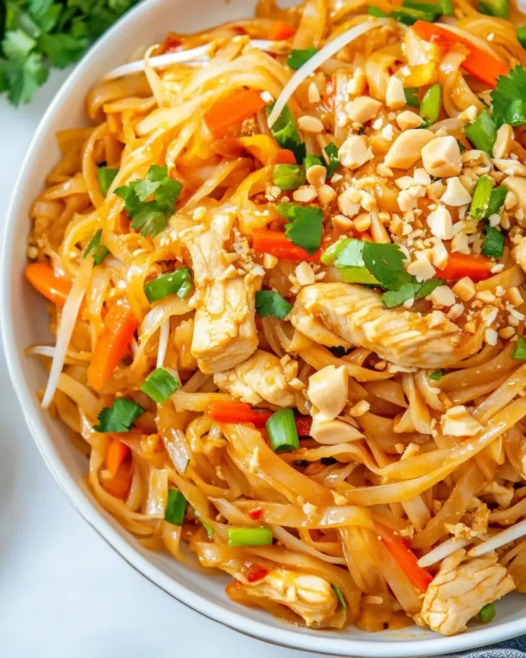 Homemade Chicken Pad Thai photo