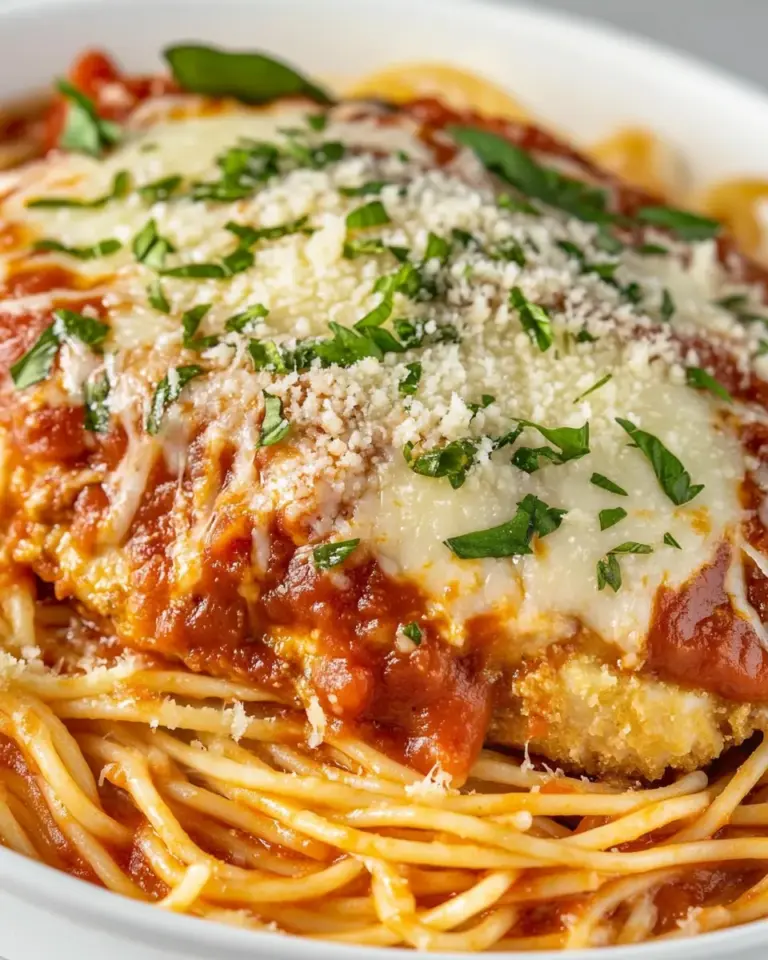 Homemade Chicken Parmesan and Spaghetti Marinara recipe photo