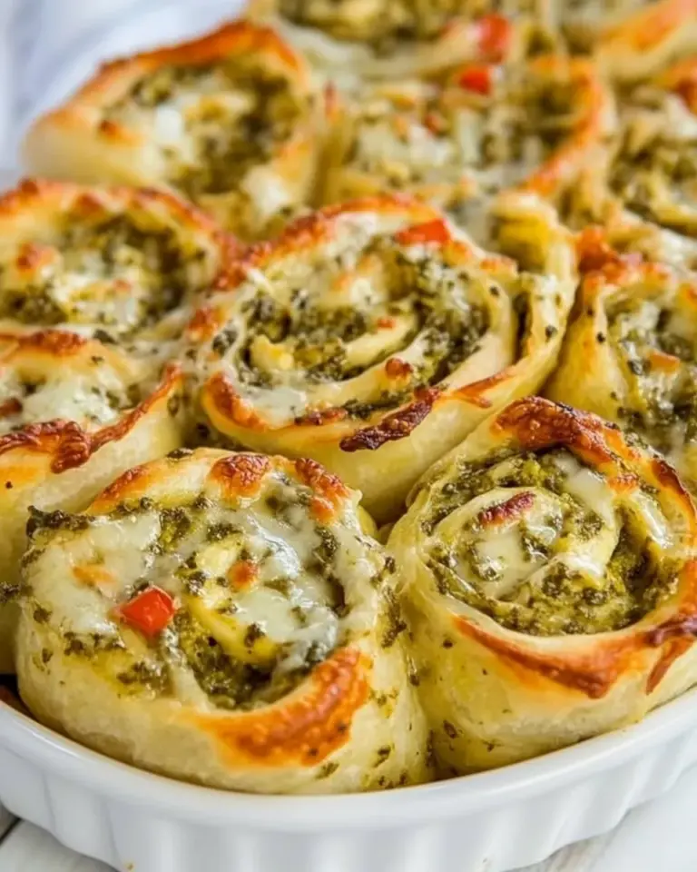 Easy Chicken Pesto Pizza Rolls photo