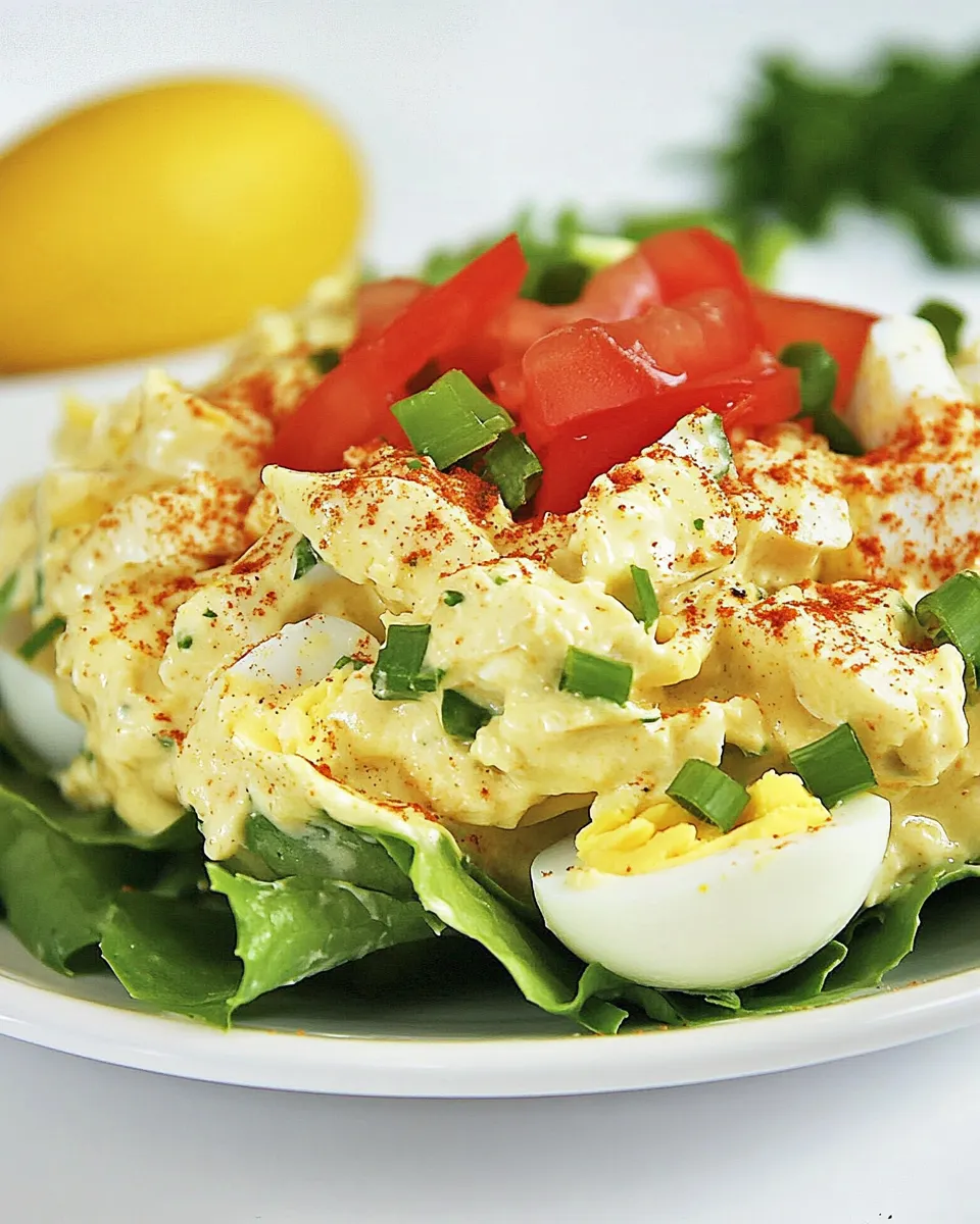 Delicious Chicken Salad Chick Egg Salad shot
