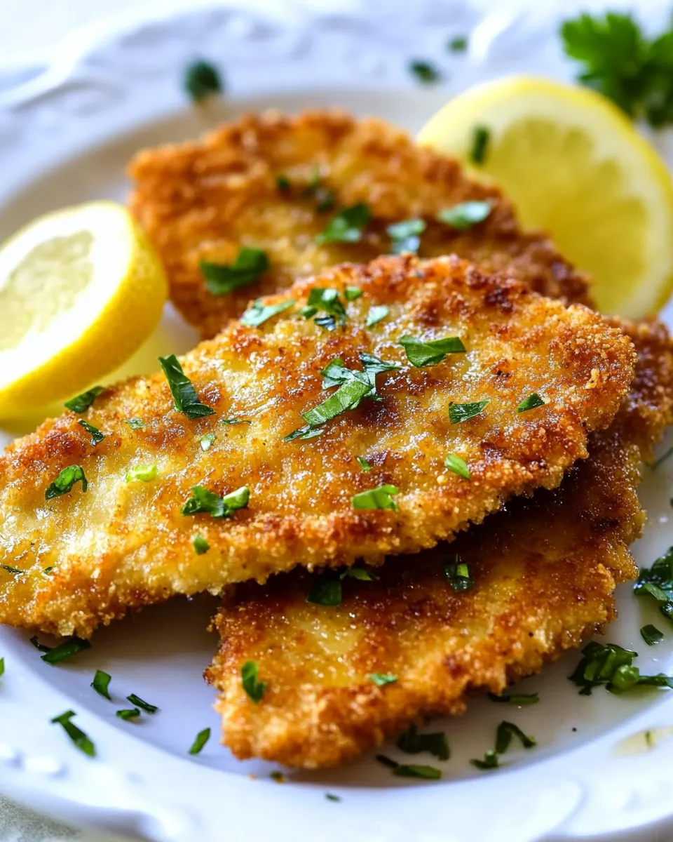 Homemade Chicken Schnitzel Recipe photo