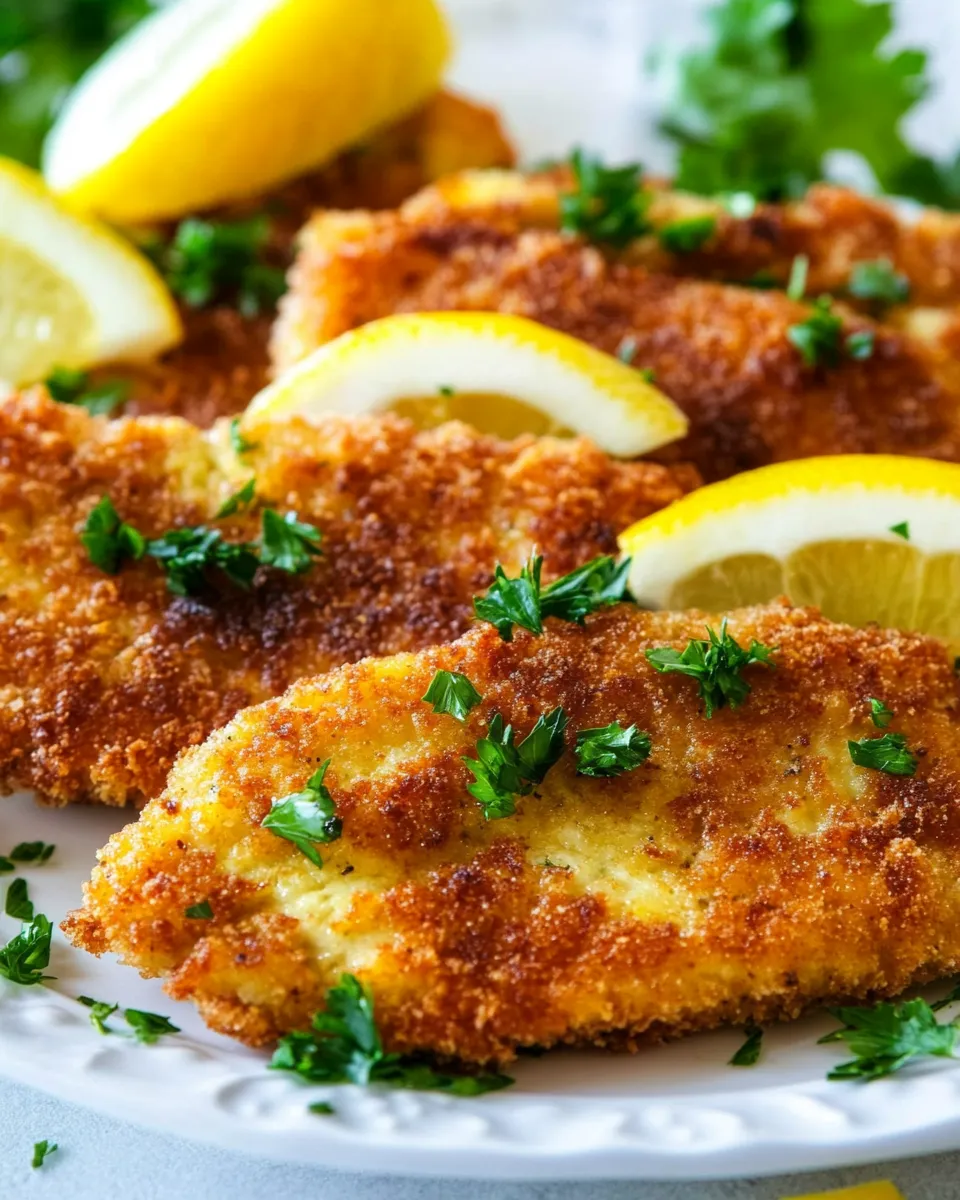 Easy Chicken Schnitzel Recipe shot