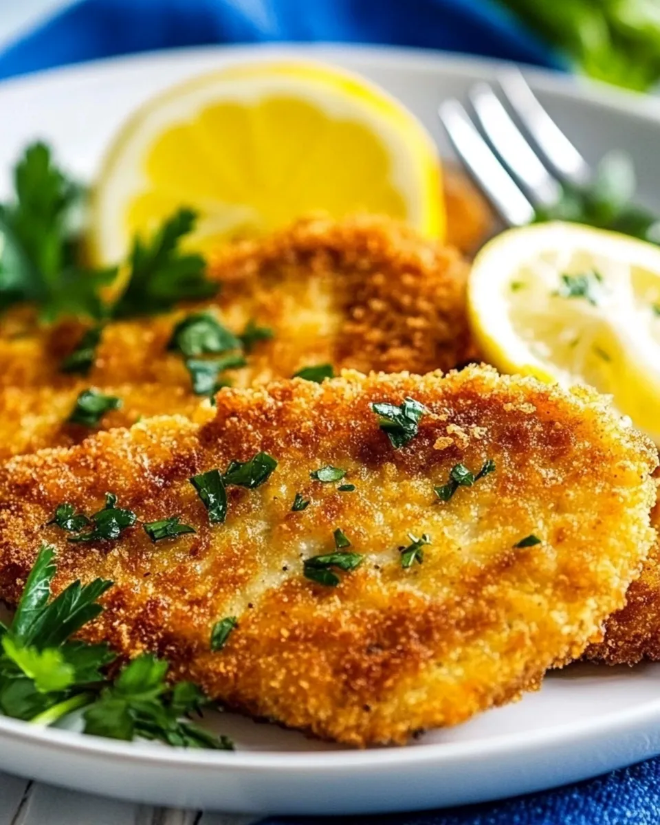 Delicious Chicken Schnitzel Recipe dish photo