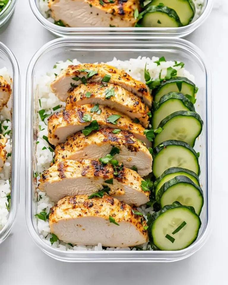 Easy Chicken and Rice Meal Prep Bowls photo
