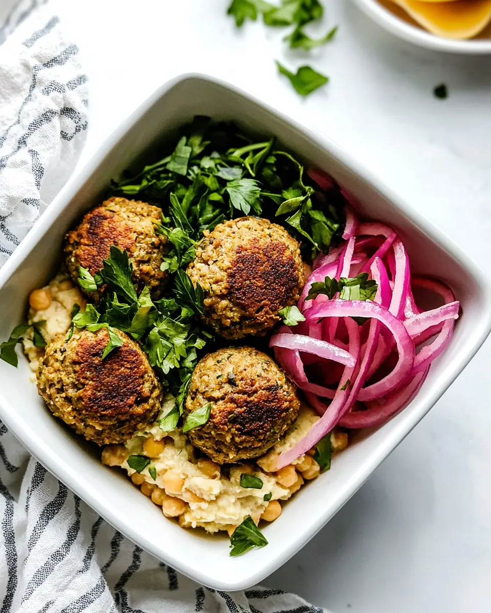 Homemade Chickpea Meatballs recipe photo