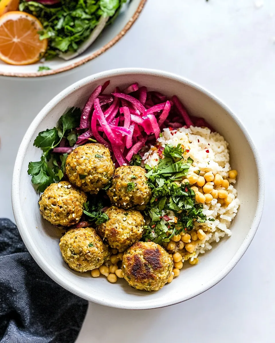 Easy Chickpea Meatballs dish photo