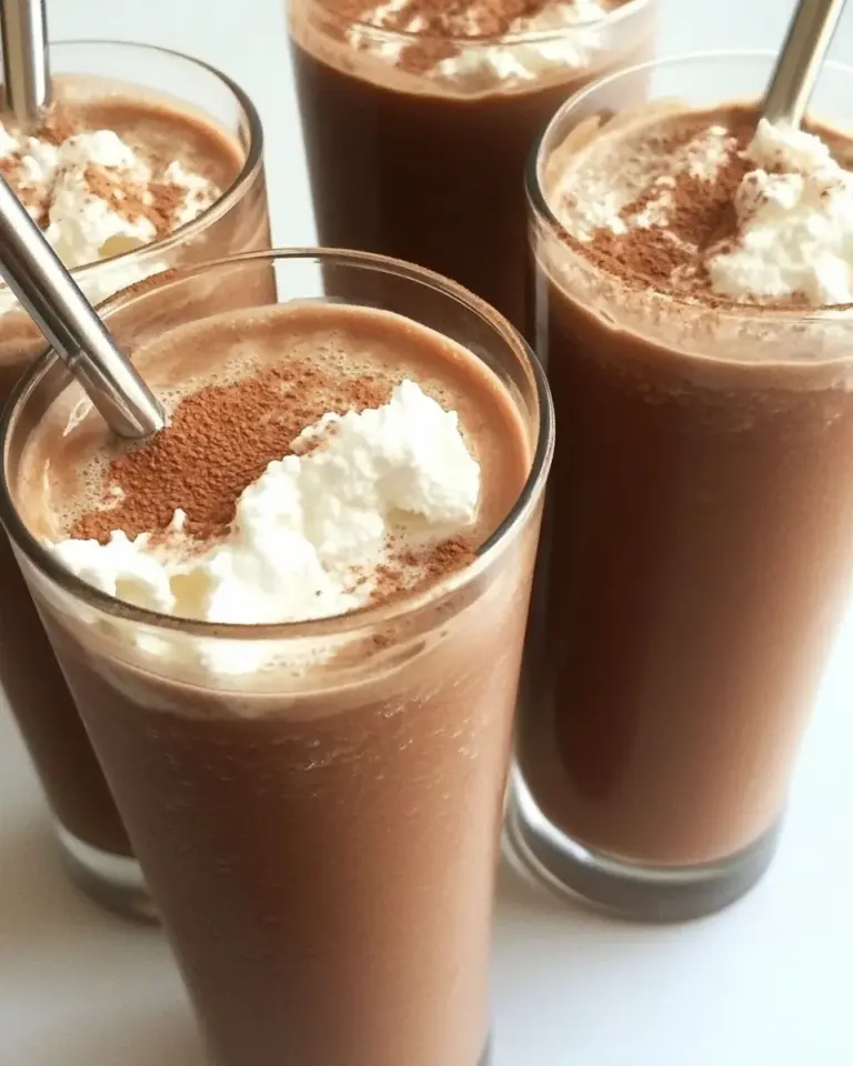 Homemade Chocolate-Coffee Milkshakes photo