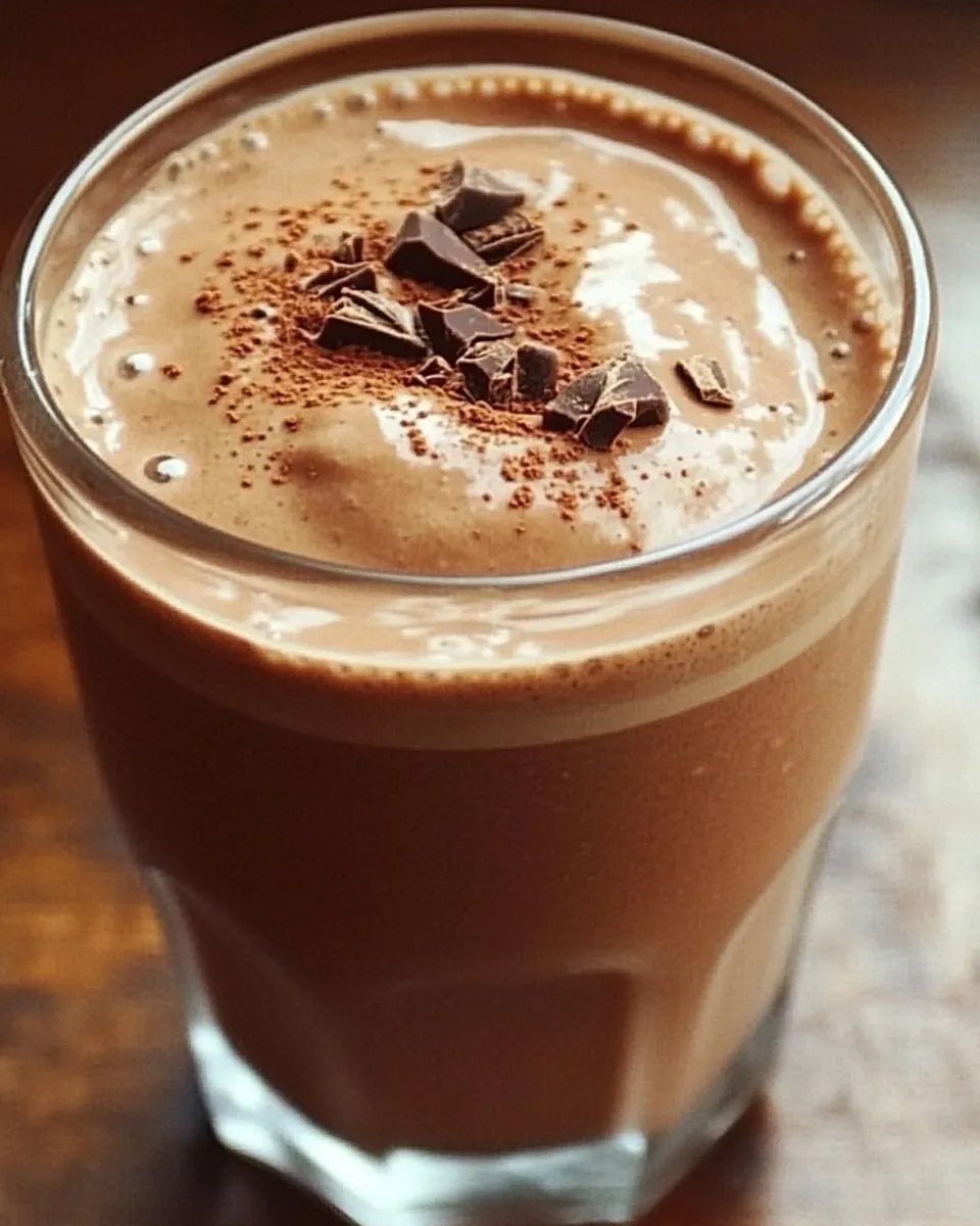 Easy Chocolate-Coffee Milkshakes recipe photo