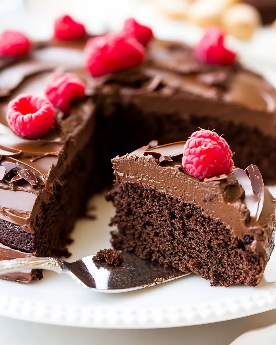 Easy Chocolate Almond Flour Cake recipe photo