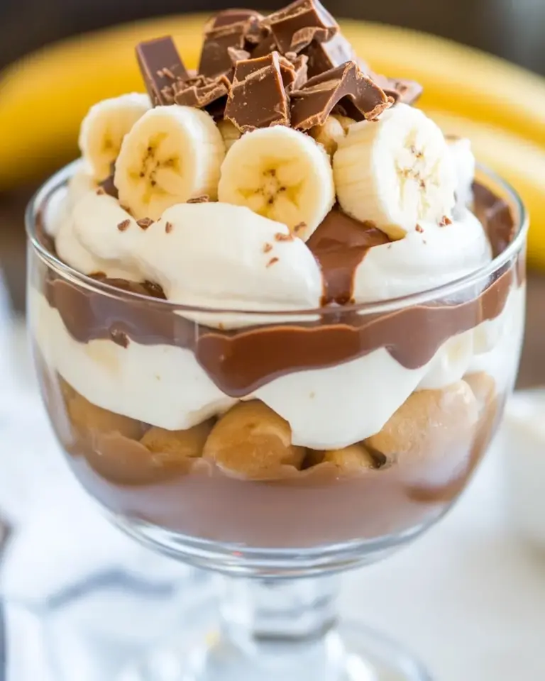 Homemade Chocolate Banana Pudding photo