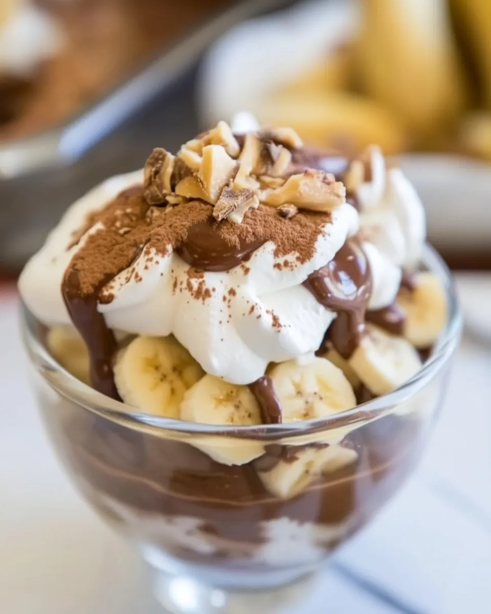 Classic Chocolate Banana Pudding image