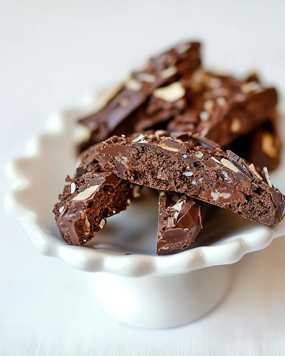 Classic Chocolate Biscotti Recipe image